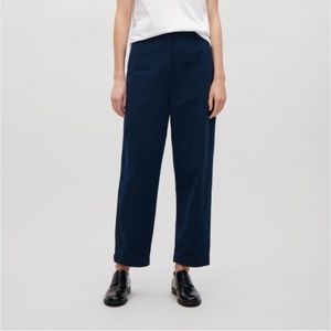 Cos navy blue cotton pants 8